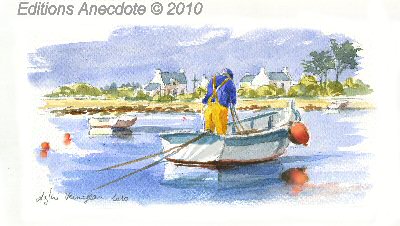 Retour de pche - Copyright Editions Anecdote, Cliquer sur l'image pour la voir en plus grand format